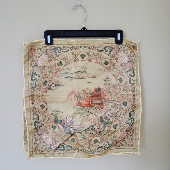 Vintage Silk Brocade accent pillow covers - Picture 6 of 9